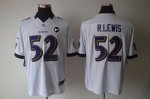 Jerseys Factory Cheap Nike Ravens #52 Ray Lewis White With Art P