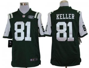 Jerseys Factory Cheap Nike Jets #81 Dustin Keller Green Team Col
