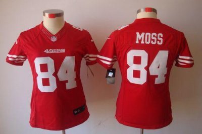 Jerseys Factory Cheap Nike 49ers #84 Randy Moss Red Team Color W