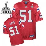 Jerseys Factory Cheap Patriots #51 Jerod Mayo Red Alternate Supe
