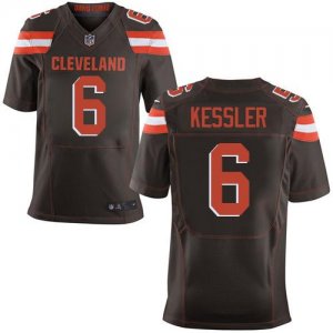 Jerseys Factory Cheap Nike Browns #6 Cody Kessler Brown Team Col