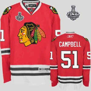 Jerseys Factory Cheap Blackhawks #51 Brian Campbell Embroidered