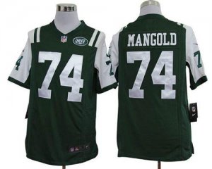 Jerseys Factory Cheap Nike Jets #74 Nick Mangold Green Team Colo