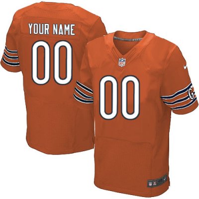 Jerseys Factory Cheap Nike Chicago Bears Customized Orange Embro