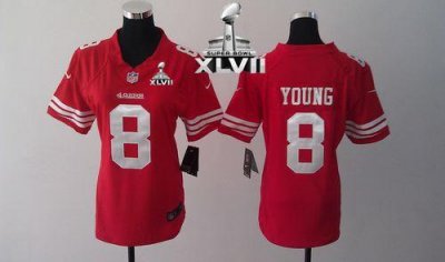 Jerseys Factory Cheap Nike 49ers #8 Steve Young Red Team Color S