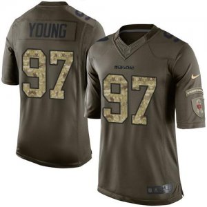 Jerseys Factory Cheap Nike Bears #97 Willie Young Green Men's St