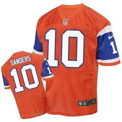 Jerseys Factory Cheap Nike Broncos #10 Emmanuel Sanders Orange T
