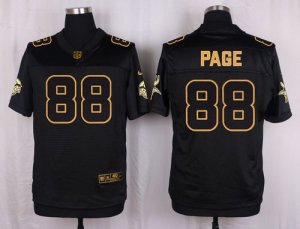 Jerseys Factory Cheap Nike Vikings #88 Alan Page Black Men's Sti