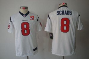 Jerseys Factory Cheap Nike Texans #8 Matt Schaub White With 10TH