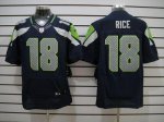 Jerseys Factory Cheap Nike Seahawks #18 Sidney Rice Steel Blue T
