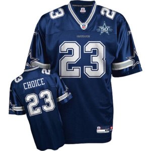 Jerseys Factory Cheap Cowboys #23 Tashard Choice Blue Team 50TH