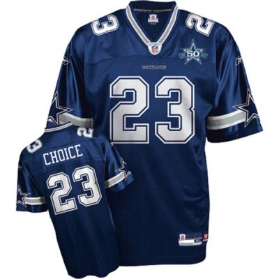 Jerseys Factory Cheap Cowboys #23 Tashard Choice Blue Team 50TH