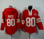Jerseys Factory Cheap San Francisco 49ers #80 Jerry Rice Red Pla