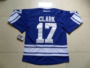 Jerseys Factory Cheap Maple Leafs #17 Wendel Clark Blue Third Em