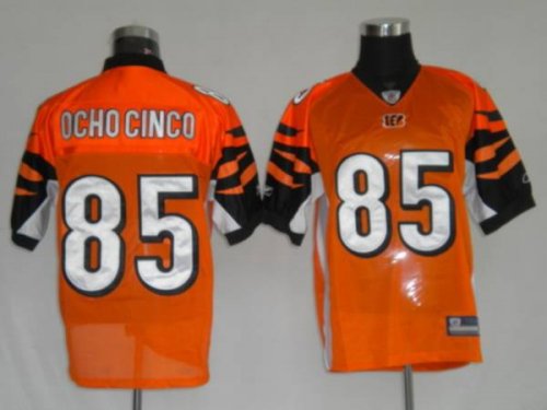 Jerseys Factory Cheap Bengals #85 Chad Ochocinco Orange Stitched