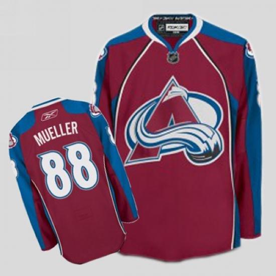 Jerseys Factory Cheap Avalanche #88 Peter Mueller Embroidered Re - Click Image to Close