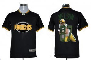 Jerseys Factory Cheap Nike Packers #87 Jordy Nelson Black Men's