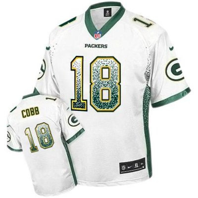 Jerseys Factory Cheap Nike Packers #18 Randall Cobb White Men's