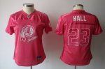 Jerseys Factory Cheap Redskins #23 DeAngelo Hall Pink 2011 Women