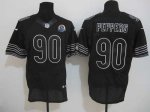 Jerseys Factory Cheap Nike Bears #90 Julius Peppers Black Shadow
