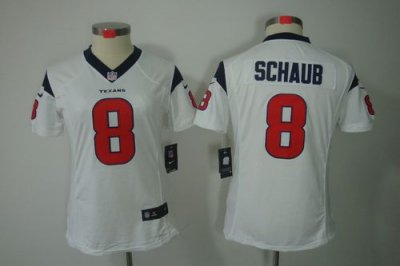 Jerseys Factory Cheap Nike Texans #8 Matt Schaub White Women's E