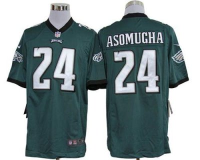 Jerseys Factory Cheap Nike Eagles #24 Nnamdi Asomugha Midnight G