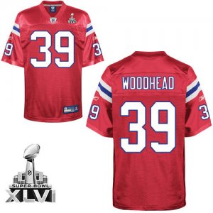 Jerseys Factory Cheap Patriots #39 Danny Woodhead Red Super Bowl