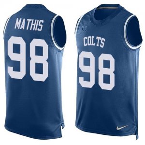 Jerseys Factory Cheap Nike Colts #98 Robert Mathis Royal Blue Te