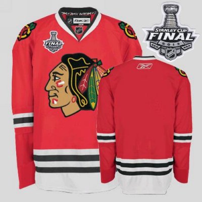 Jerseys Factory Cheap Blackhawks Embroidered Blank Red With Stan