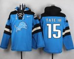 Jerseys Factory Cheap Nike Lions #15 Golden Tate III Blue Player