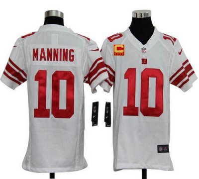 Jerseys Factory Cheap Nike Giants #10 Eli Manning White With C P
