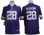 Jerseys Factory Cheap Nike Vikings #28 Adrian Peterson Purple Te
