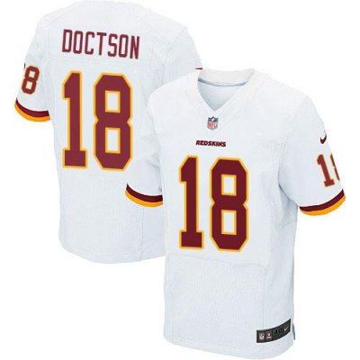 Jerseys Factory Cheap Nike Redskins #18 Josh Doctson White Men's