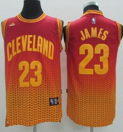 Jerseys Factory Cheap Cavaliers #23 LeBron James Red Resonate Fa