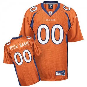 Jerseys Factory Cheap Broncos Personalized Authentic Orange NFL