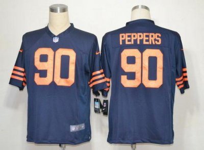 Jerseys Factory Cheap Nike Bears #90 Julius Peppers Navy Blue 19