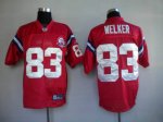 Jerseys Factory Cheap Patriots #83 Wes Welker Red With AFL 50 An