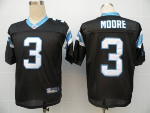 Jerseys Factory Cheap Panthers #3 Matt Moore Black Stitched NFL