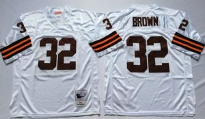 Jerseys Factory Cheap Mitchell And Ness 1963 Browns #32 Jim Brow