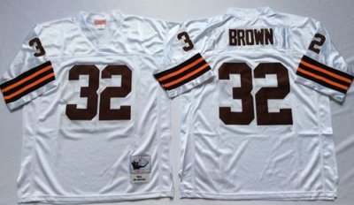 Jerseys Factory Cheap Mitchell And Ness 1963 Browns #32 Jim Brow
