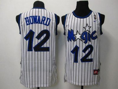 Jerseys Factory Cheap Magic #12 Dwight Howard White Throwback St