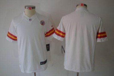 Jerseys Factory Cheap Nike Chiefs Blank White Youth Embroidered