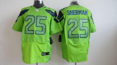 Jerseys Factory Cheap Nike Seahawks #25 Richard Sherman Green Al