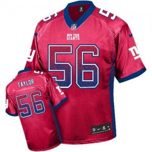 Jerseys Factory Cheap Nike Giants #56 Lawrence Taylor Red Altern