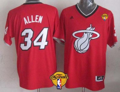 Jerseys Factory Cheap Heat #34 Ray Allen Red 2013 Christmas Day