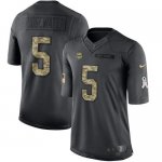 Jerseys Factory Cheap Nike Vikings #5 Teddy Bridgewater Black Me