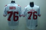 Jerseys Factory Cheap 49ers #76 Anthony Davis White Stitched NFL