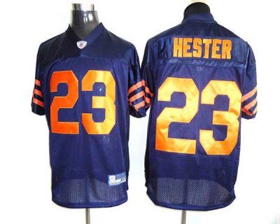 Jerseys Factory Cheap Bears #23 Devin Hester Blue/Orange 1940s T