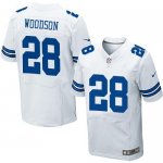 Jerseys Factory Cheap Nike Cowboys #28 Darren Woodson White Men'