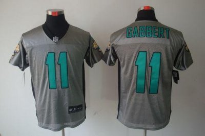 Jerseys Factory Cheap Nike Jaguars #11 Blaine Gabbert Grey Shado